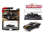 1:64 1965 Shelby Mustang GT500 -- Black w/Gold Stripes -- Majorette: Collection