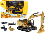 1:64 CAT 320F L Tracked Excavator w/Work Tools -- Diecast Masters Caterpillar