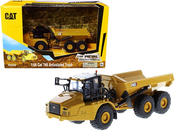 1:64 CAT 745 Articulated Truck -- Diecast Masters Caterpillar