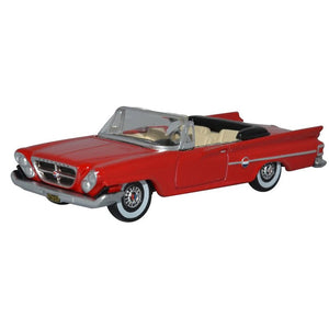 1:87 (HO) Chrysler 300 Convertible 1961 -- Mardi Gras Red -- Oxford 87CC61001