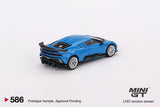 1:64 Bugatti Centodieci -- Blu Bugatti -- Mini GT MGT00586