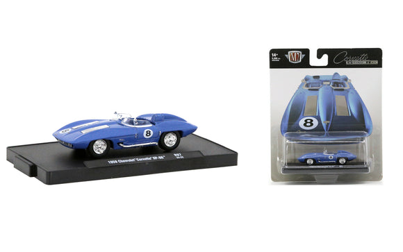 1:64 1959 Chevrolet Corvette XP-86 -- #8 Blue -- M2 Machines