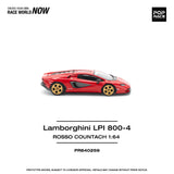 (Pre-Order) 1:64 Lamborghini Countach LPI-800 -- Rosso Red -- Pop Race