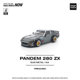 (Pre-Order) 1:64 Datsun 280ZX PANDEM -- Gun Metal Grey -- Pop Race