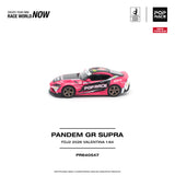 (Pre-Order) 1:64 Toyota Supra (A90) PANDEM -- Formula Drift - Valentina Piaz -- Pop Race