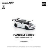 (Pre-Order) 1:64 Honda S2000 Soft-Top -- White -- Pop Race
