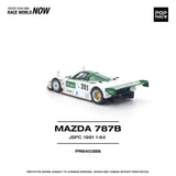 (Pre-Order) 1:64 1991 JSPC -- #201 Efini Mazda 787B -- Pop Race