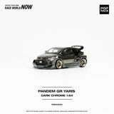 1:64 Toyota GR Yaris Pandem Rocket Bunny -- Dark Chrome -- Pop Race