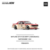 1:64 Nissan Skyline GT-R (KPGC10) Hakosuka V8 -- #10 Red/Cream -- Pop Race