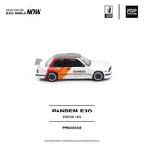 (Pre-Order) 1:64 BMW E30 PANDEM -- ENEOS White -- Pop Race