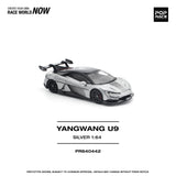 (Pre-Order) 1:64 Yangwang U9 -- Silver -- Pop Race