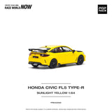 1:64 Honda Civic (FL5) Type R -- Yellow -- Pop Race