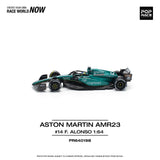 1:64 2023 Fernando Alonso -- #14 Aston Martin AMR23 -- Pop Race F1