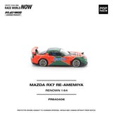 (Pre-Order) 1:64 Mazda RX-7 (FD3S) RE-AMEMIYA -- Orange/Green RENOWN -- Pop Race