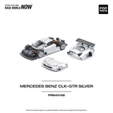 1:64 Mercedes-Benz AMG CLK GTR -- Silver -- Pop Race