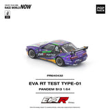 (Pre-Order) 1:64 Nissan S13 Silvia PANDEM -- Purple EVA RT TEST TYPE-01 -- Pop Race