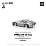 (Pre-Order) 1:64 Datsun 280ZX PANDEM -- Raw Metal Finish -- Pop Race