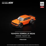 (Pre-Order) 1:64 Toyota Corolla KE25 Retro Speed -- Orange -- Pop Race