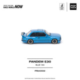 (Pre-Order) 1:64 BMW E30 PANDEM -- Blue -- Pop Race