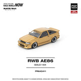 (Pre-Order) 1:64 Toyota AE86 RWB -- Gold -- Pop Race