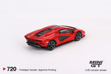 1:64 Lamborghini Countach LPI 800-4 -- Rosso Mars (Red) -- Mini GT