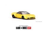 1:64 Honda NSX Kaido WORKS V1 Yellow -- KaidoHouse x Mini GT KHMG108