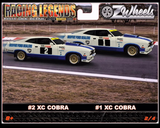 1:64 Bathurst Twin Set - #1 & #2 Ford XC Cobra Allan Moffat -- Oz Wheels FSD