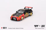 1:64 Nissan GT-RR (R35) -- LB-Silhouette Works GT “ BARONG” -- Mini GT x MIZU