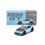 1:64 Toyota GR86 LB-Nation -- Baby Blue/Black -- Mini GT MGT00873