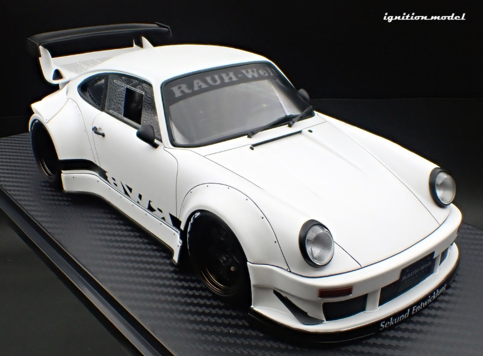 1:18 RWB 930 -- Matte White -- Ignition Model Porsche IG3696