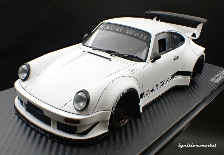 1:18 RWB 930 -- Matte White -- Ignition Model Porsche IG3696