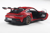1:18 Porsche 911 (992) GT3 RS 2024 -- Guards Red w/Black Stripes -- Solido