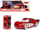 1:24 Lightning McQueen "Cruising" w/Extra Wheels -- Disney "Cars" -- JADA