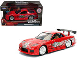 1:32 Dom's Mazda RX7 FD -- Red -- Fast & Furious JADA