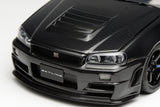 (Pre-Order) 1:18 Nissan R34 Skyline GTR -- Full Carbon Fibre -- Motorhelix