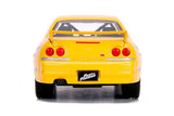 1:32 Leon's Nissan Skyline R33 GTR -- Yellow -- Fast & Furious JADA