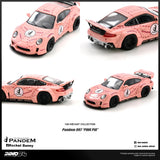 (Pre-Order) 1:64 Porsche 911 (997) PANDEM -- Pink Pig Tribute -- INNO64