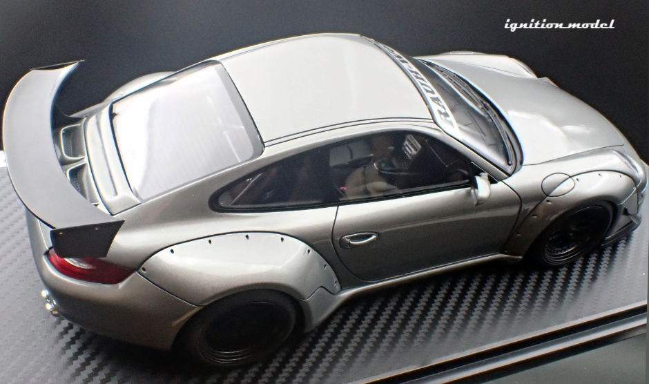 1:18 RWB 997 GT3 (Porsche 911) -- Gun Metallic Grey -- Ignition Model
