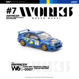 (Pre-Order) 1:64 1997 Monte Carlo Rally -- Colin McRae -- #3 Subaru Impreza WRC -- Works Model
