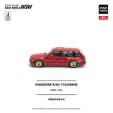 (Pre-Order) 1:64 BMW E30 Wagon PANDEM -- Red -- Pop Race