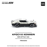 (Pre-Order) 1:64 Nissan Skyline GT-R (KPGC110) Kenmeri -- V8 Drift Car Police -- Pop Race