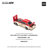 1:64 Nissan Skyline GT-R (KPGC10) Hakosuka V8 -- #10 Red/Cream -- Pop Race