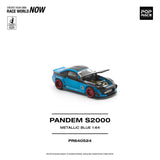 (Pre-Order) 1:64 Honda S2000 PANDEM -- Metallic Blue -- Pop Race