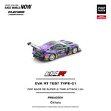 (Pre-Order) 1:64 Eva RT Test Type-01 Pop Race RE Super G Time Attack -- Purple -- Pop Race