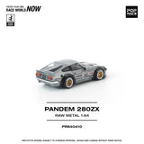 (Pre-Order) 1:64 Datsun 280ZX PANDEM -- Raw Metal Finish -- Pop Race