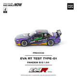 (Pre-Order) 1:64 Nissan S13 Silvia PANDEM -- Purple EVA RT TEST TYPE-01 -- Pop Race