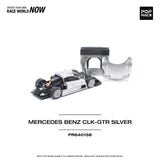 1:64 Mercedes-Benz AMG CLK GTR -- Silver -- Pop Race