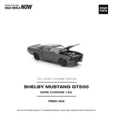 (Pre-Order) 1:64 Shelby Mustang GT500 -- Dark Chrome Series -- Pop Race