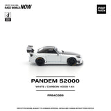 (Pre-Order) 1:64 Honda S2000 Soft-Top -- White -- Pop Race
