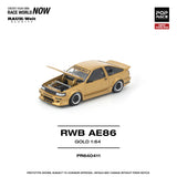 (Pre-Order) 1:64 Toyota AE86 RWB -- Gold -- Pop Race